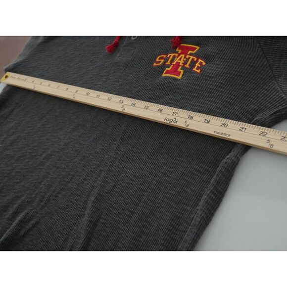 Colosseum Men's Iowa State Cyclones Hooded Sweater Gray Size M - Picture 7 of 10